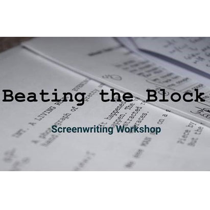 Beating The Block in typewritter text
