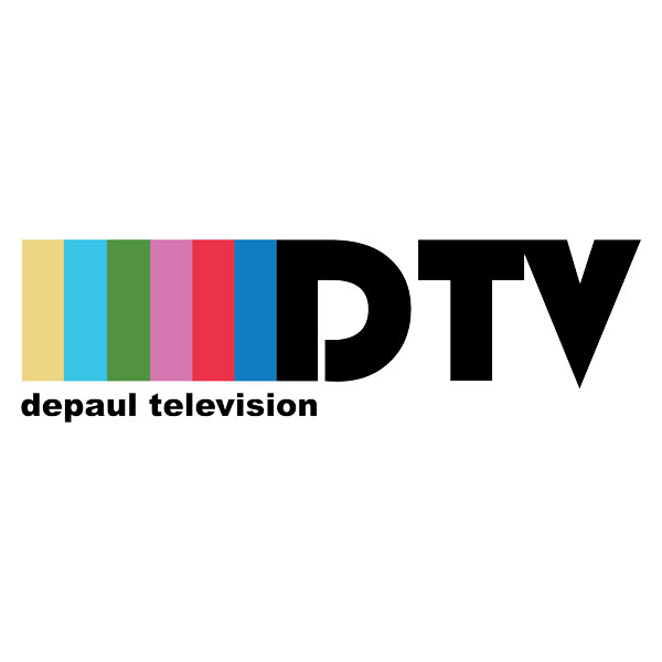 D T V letter logo for DePaul Television