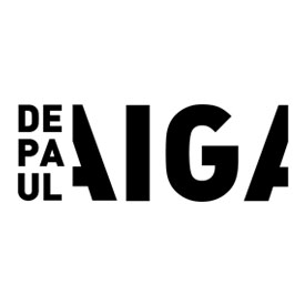 logo for DePaul A I G A