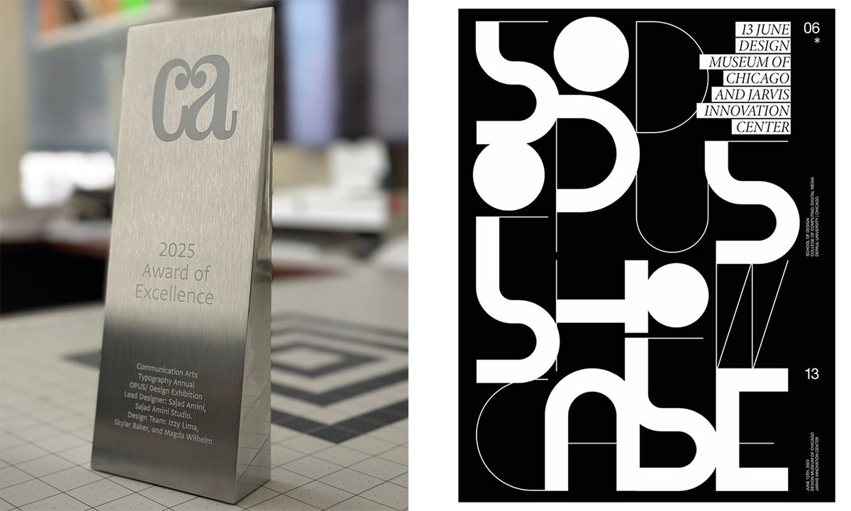 cool typography and award